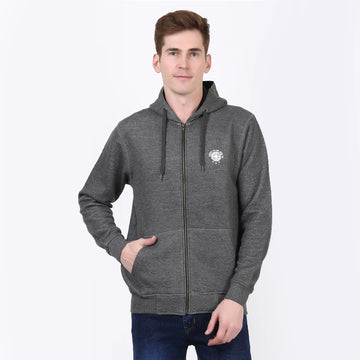 Men's zip-up hoodie