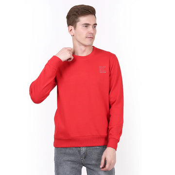 Men's round neck sweatshirt