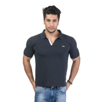 Men's Contrast Placket T-shirt