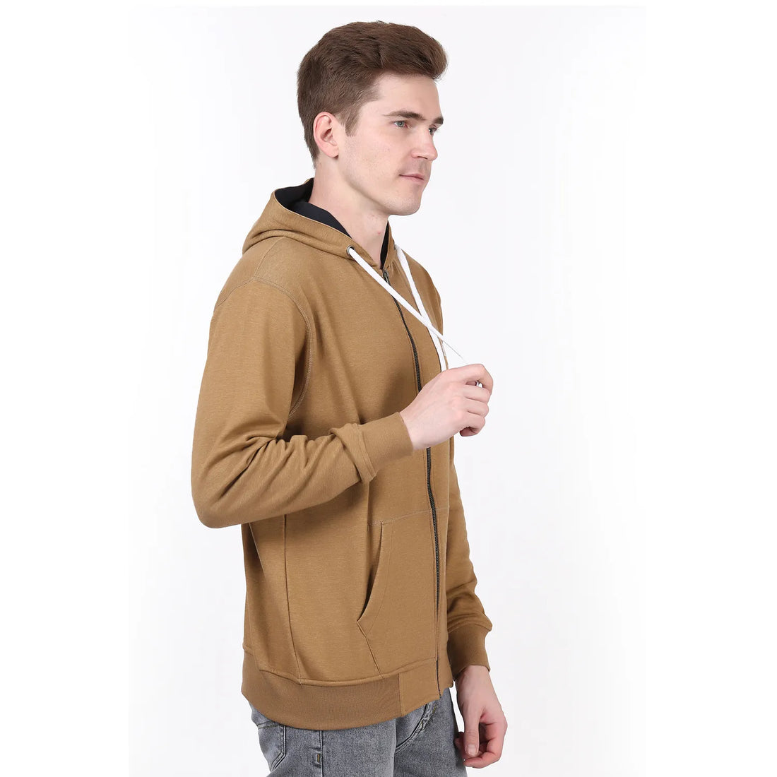 Men's zip-up hoodie