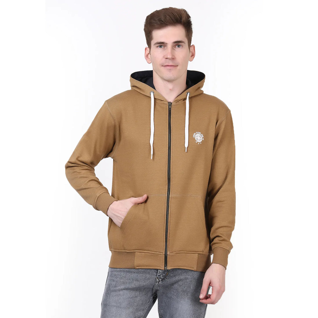 Men's zip-up hoodie