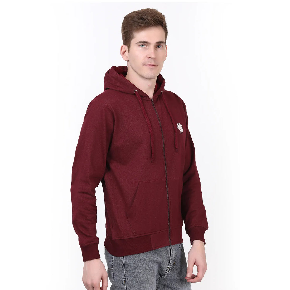Men's zip-up hoodie