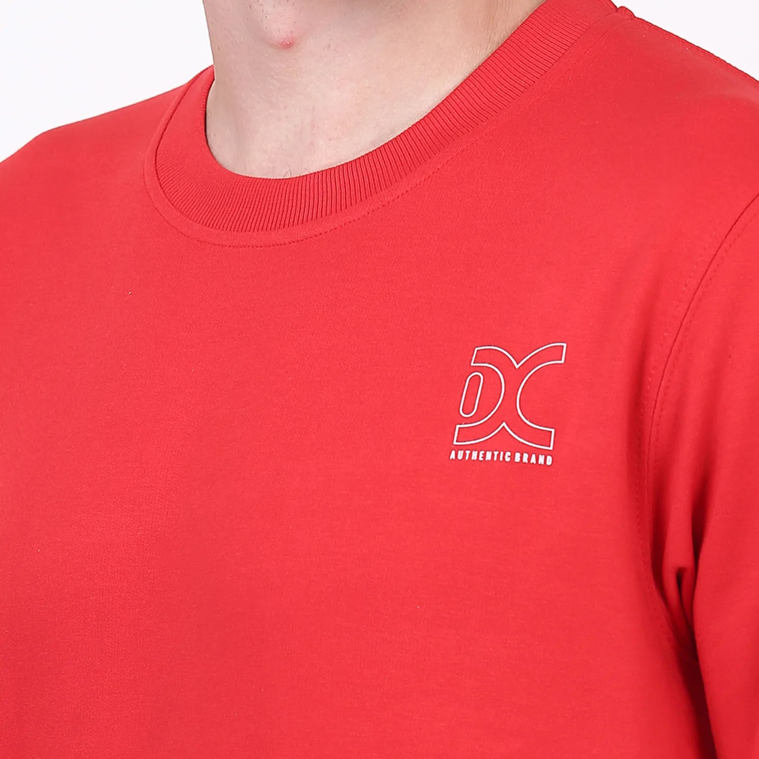 Men's round neck sweatshirt