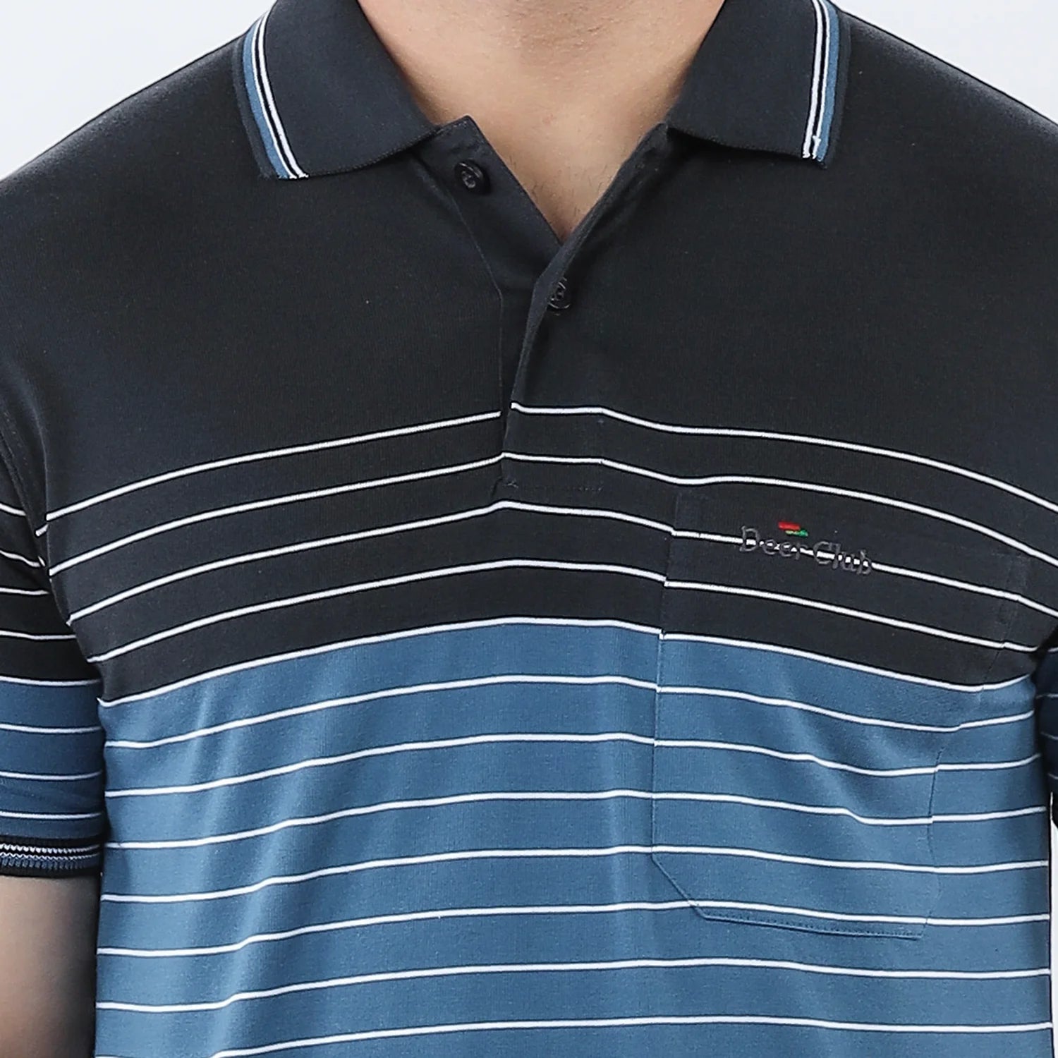 Stripe Polo T-shirt