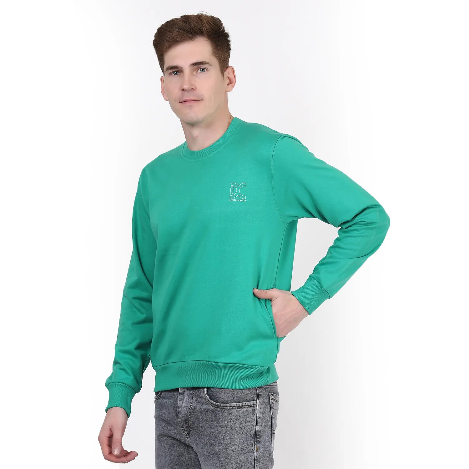 Men's round neck sweatshirt