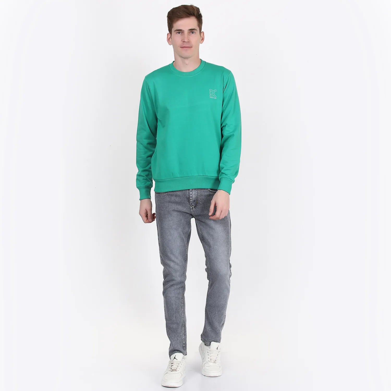 Men's round neck sweatshirt