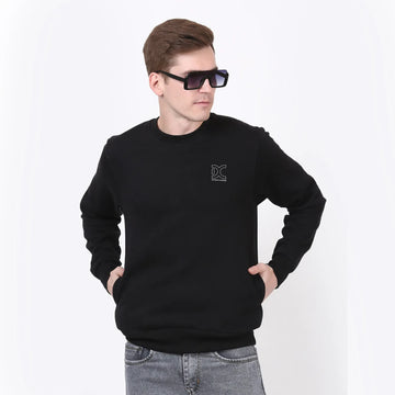 Men's round neck sweatshirt
