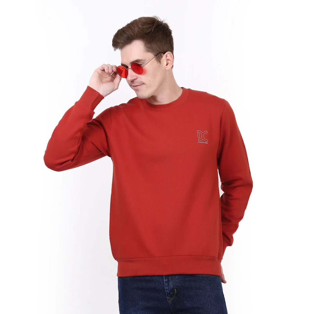Men's round neck sweatshirt