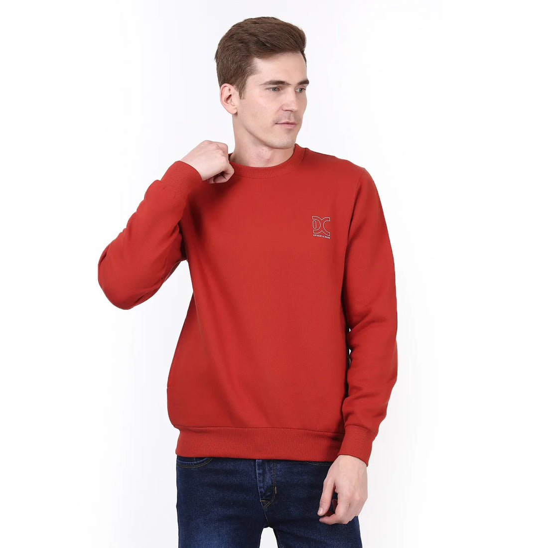 Men's round neck sweatshirt