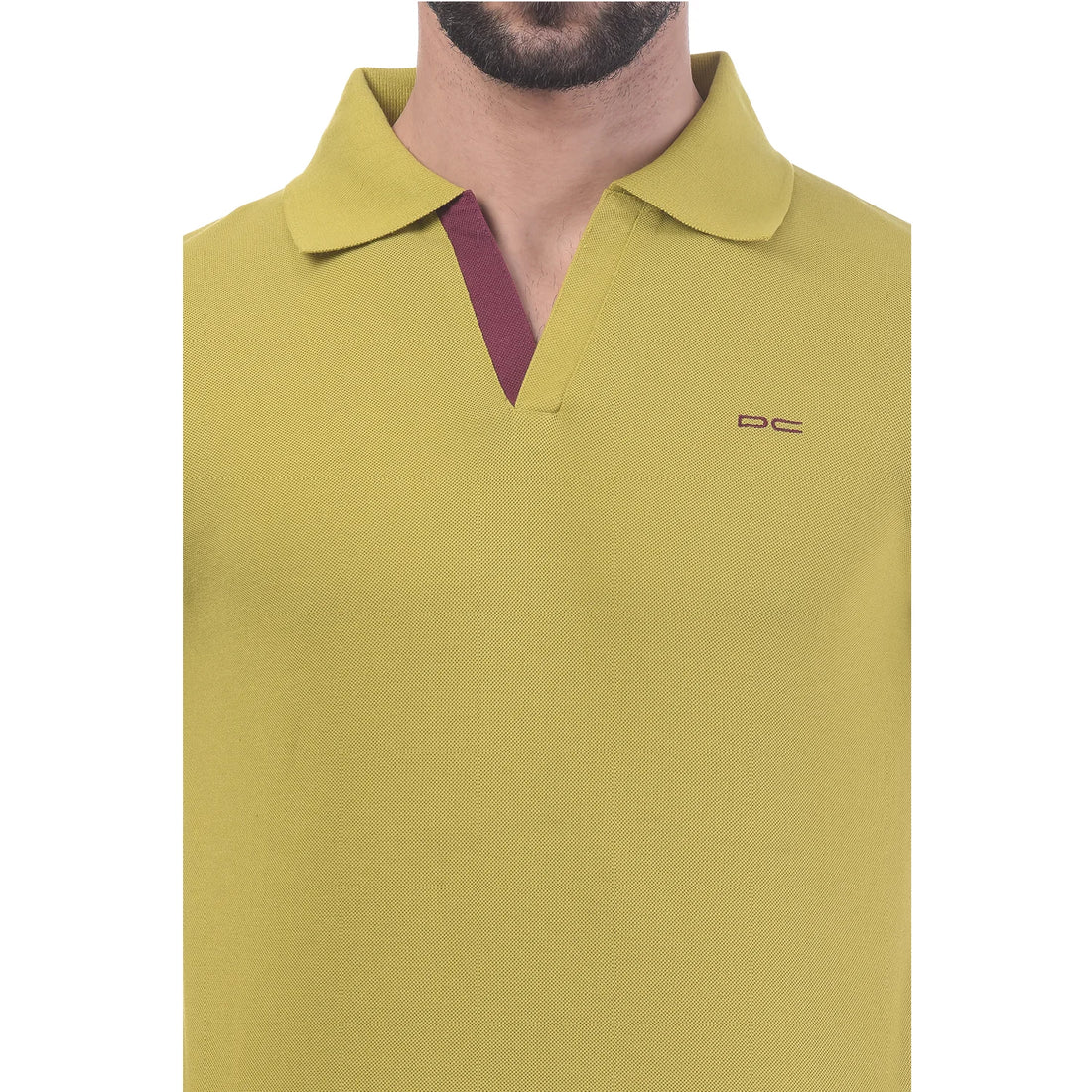Men's Contrast Placket T-shirt