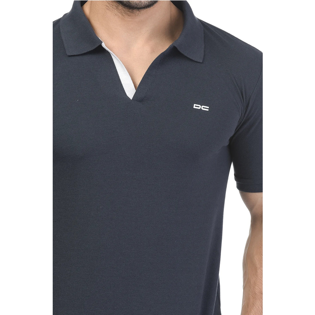 Men's Contrast Placket T-shirt