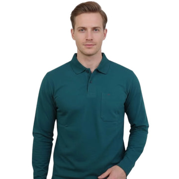 Dark Green Full Sleeves T-shirt