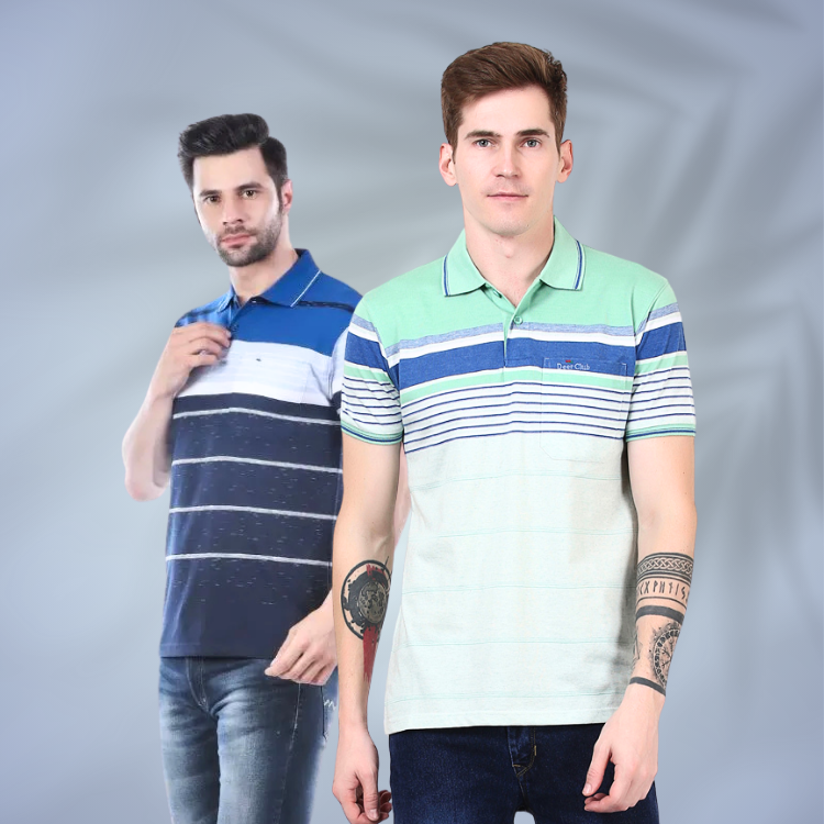 Striped and Printed Polo's